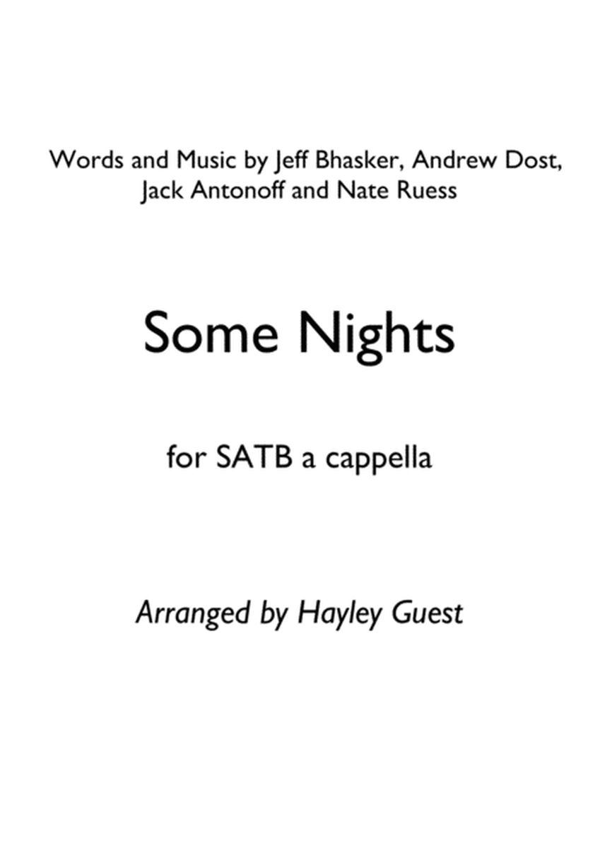 Some Nights for SATB + Solo