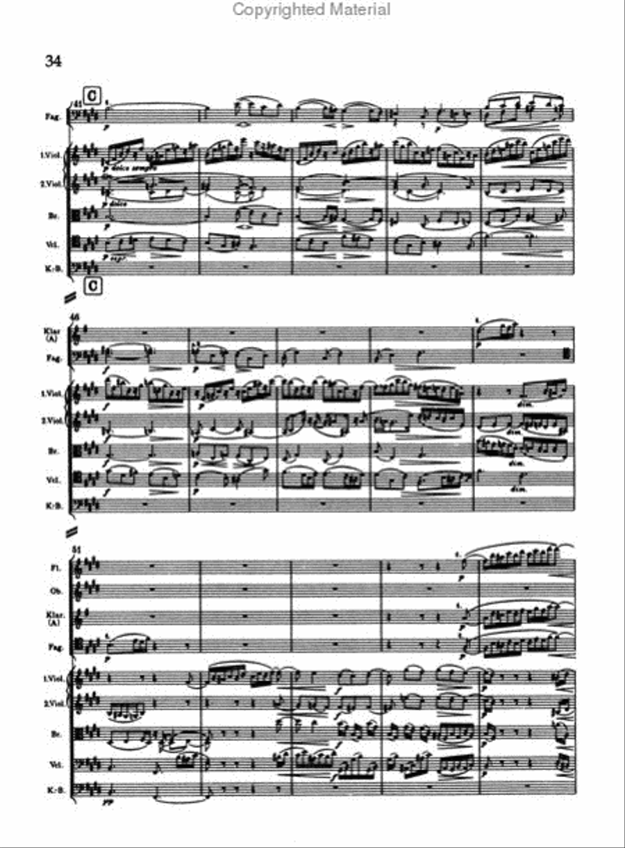 Symphony No. 4 in E Minor, Op. 98 Full Orchestra scores gallery preview page 3