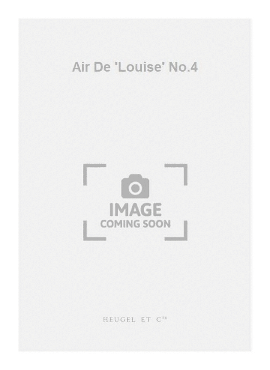 Air De 'Louise' No.4 Soprano Voice scores gallery preview page 1