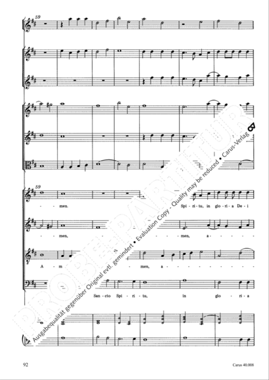 Introduzione e Gloria 4-Part scores gallery preview page 93