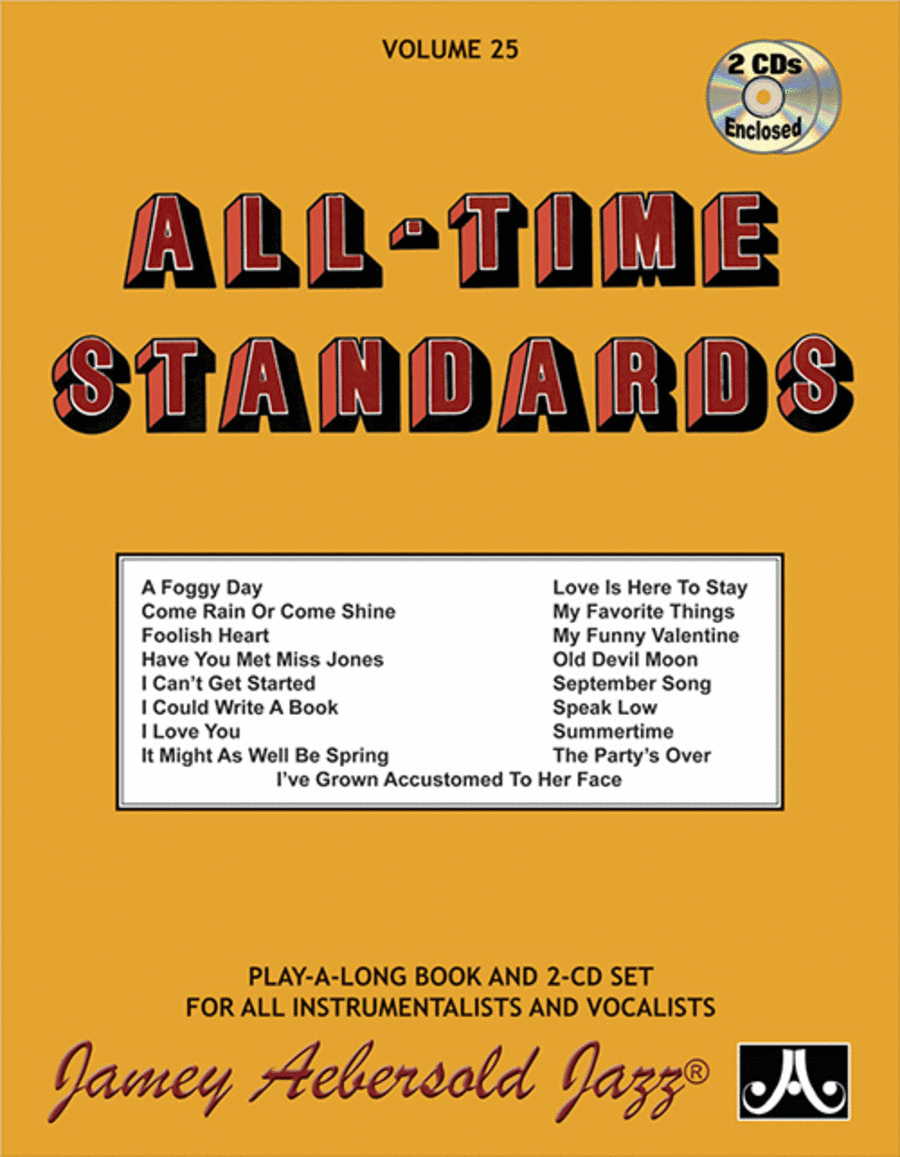 Volume 25 - All Time Standards Voice scores gallery preview page 1