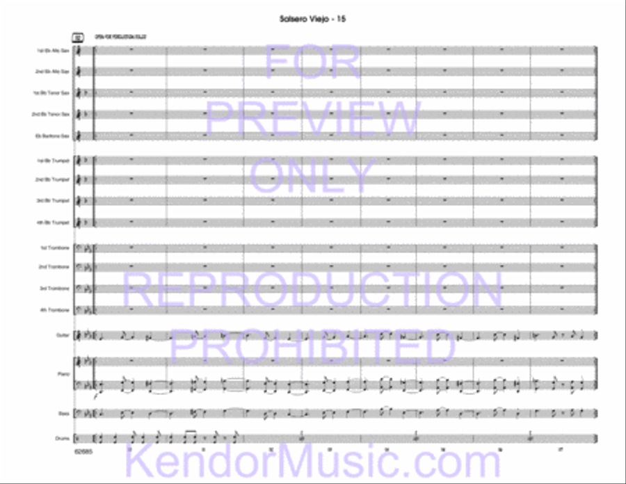 Salsero Viejo Jazz Ensemble scores gallery preview page 16