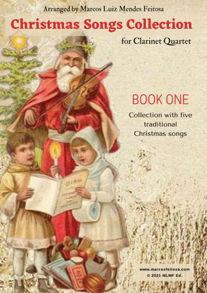 Book cover for Christmas Song Collection (for Clarinet Quartet) - BOOK ONE