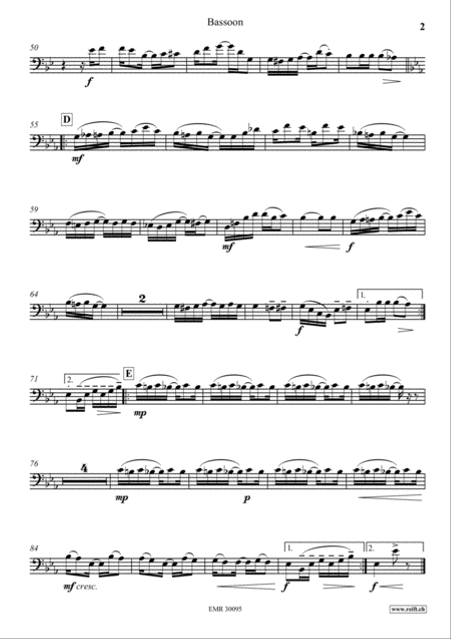 Rose Leaf Rag Bassoon Solo scores gallery preview page 3