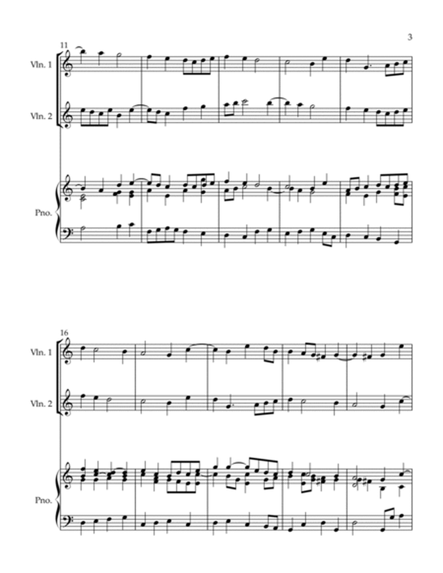 Sinfonia for 2 Violins and Piano image number null