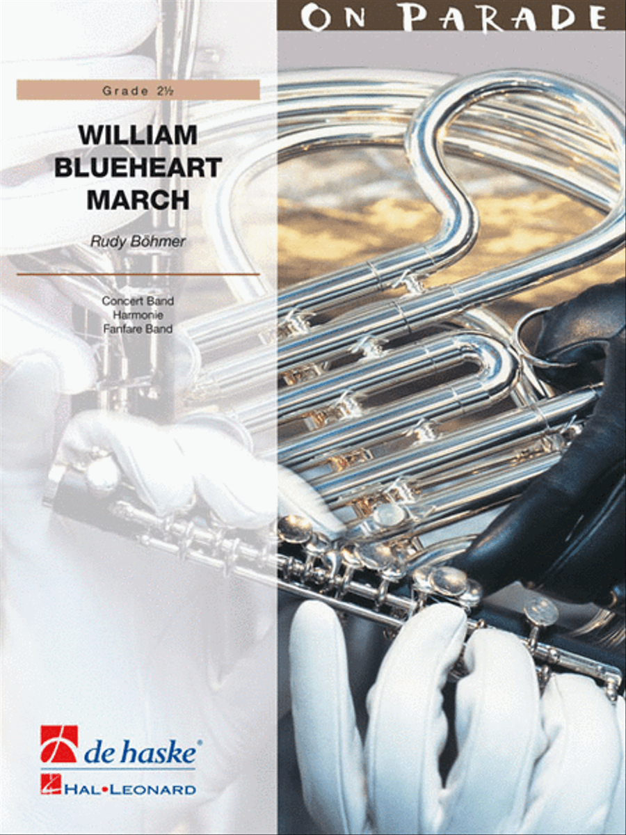 William Blueheart March Concert Band scores gallery preview page 1