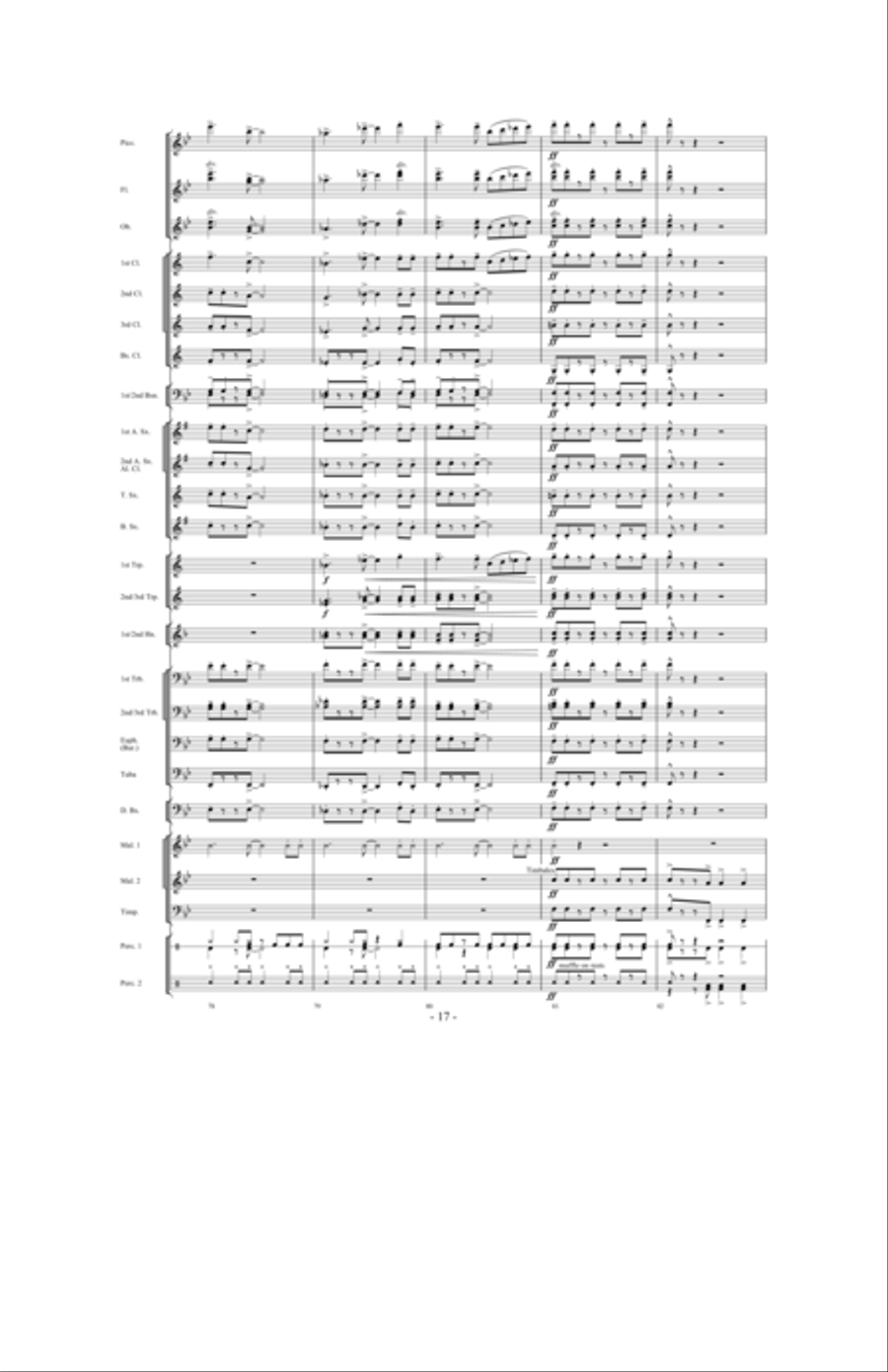 Nightflight Concert Band scores gallery preview page 16