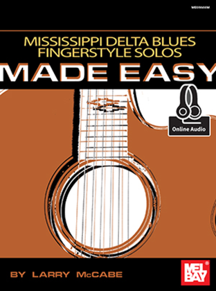 Book cover for Mississippi Delta Blues Fingerstyle Solos Made Easy