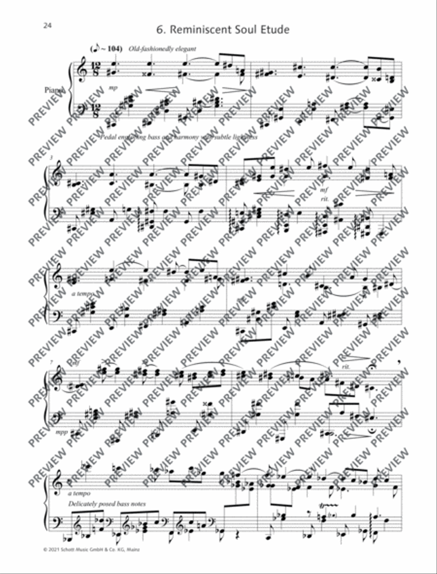 Reminiscent Soul Etude Piano Method scores gallery preview page 2