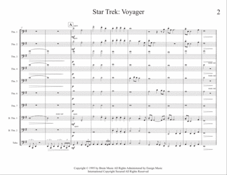 Star Trek - Voyager(r) Large Ensemble scores gallery preview page 2