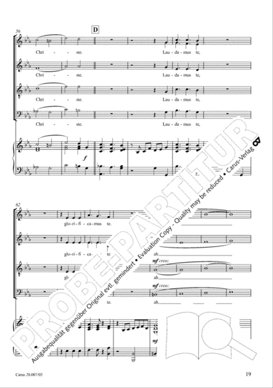 Missa latina Missa latina 4-Part scores gallery preview page 20