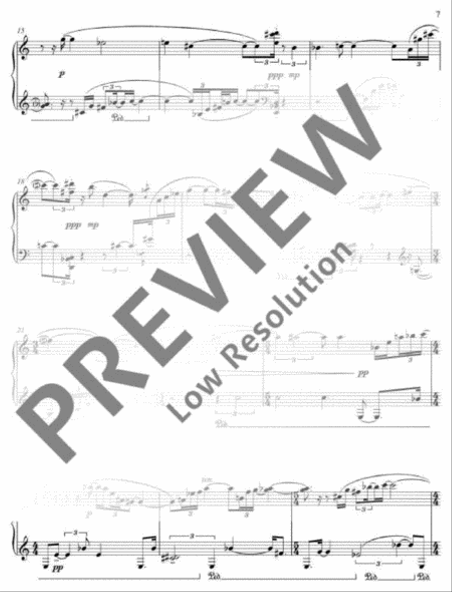 Three Japanese Miniatures Piano Solo scores gallery preview page 10