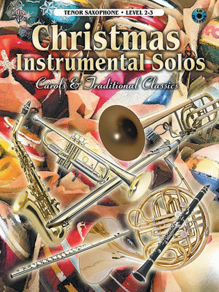 Book cover for Christmas Instrumental Solos - Tenor Saxophone (Book & CD)