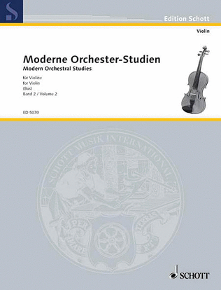 Book cover for Modern Orch. Studies For Vln V. 2
