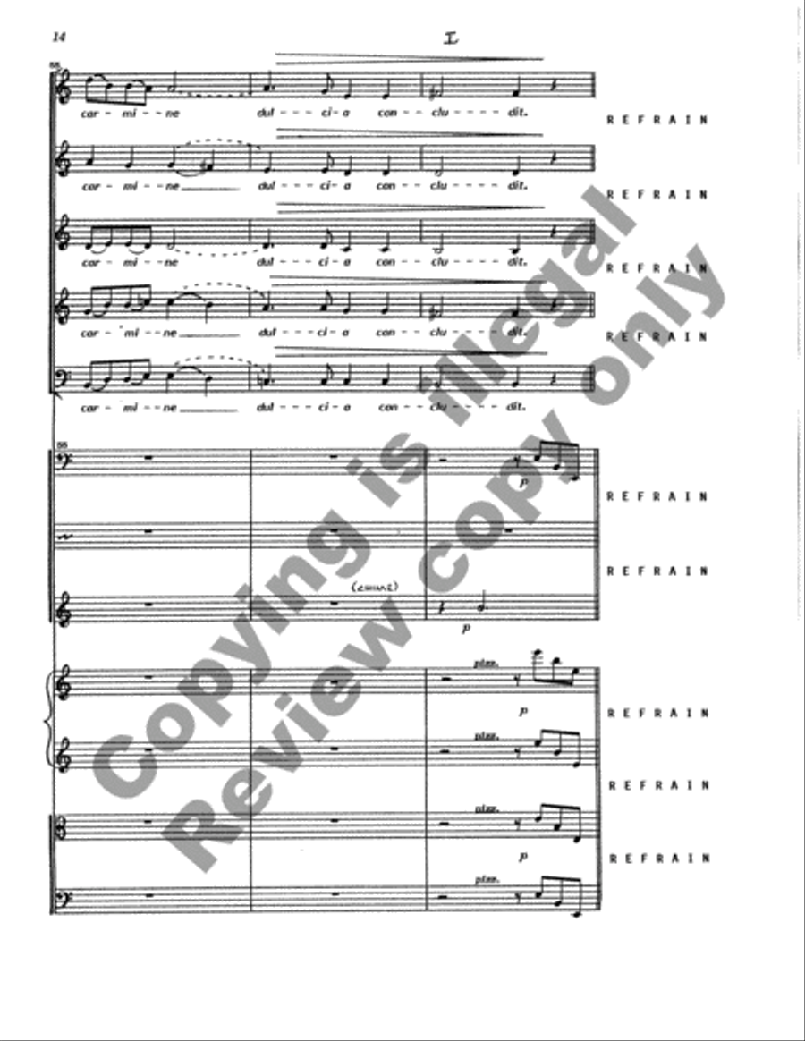 Cantata Rustica (Full/Choral Score) Choir scores gallery preview page 91