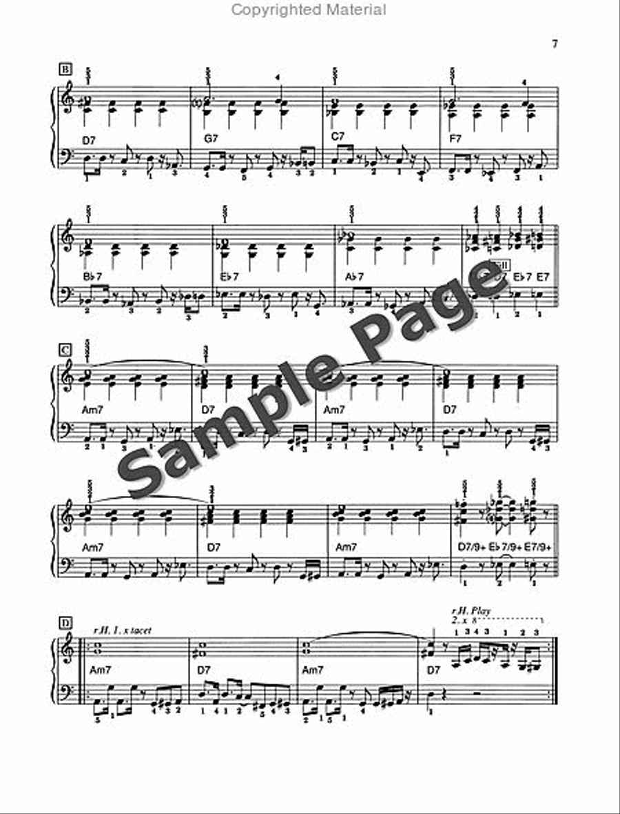 Keyboard On Stage Piano/cassette Piano scores gallery preview page 8