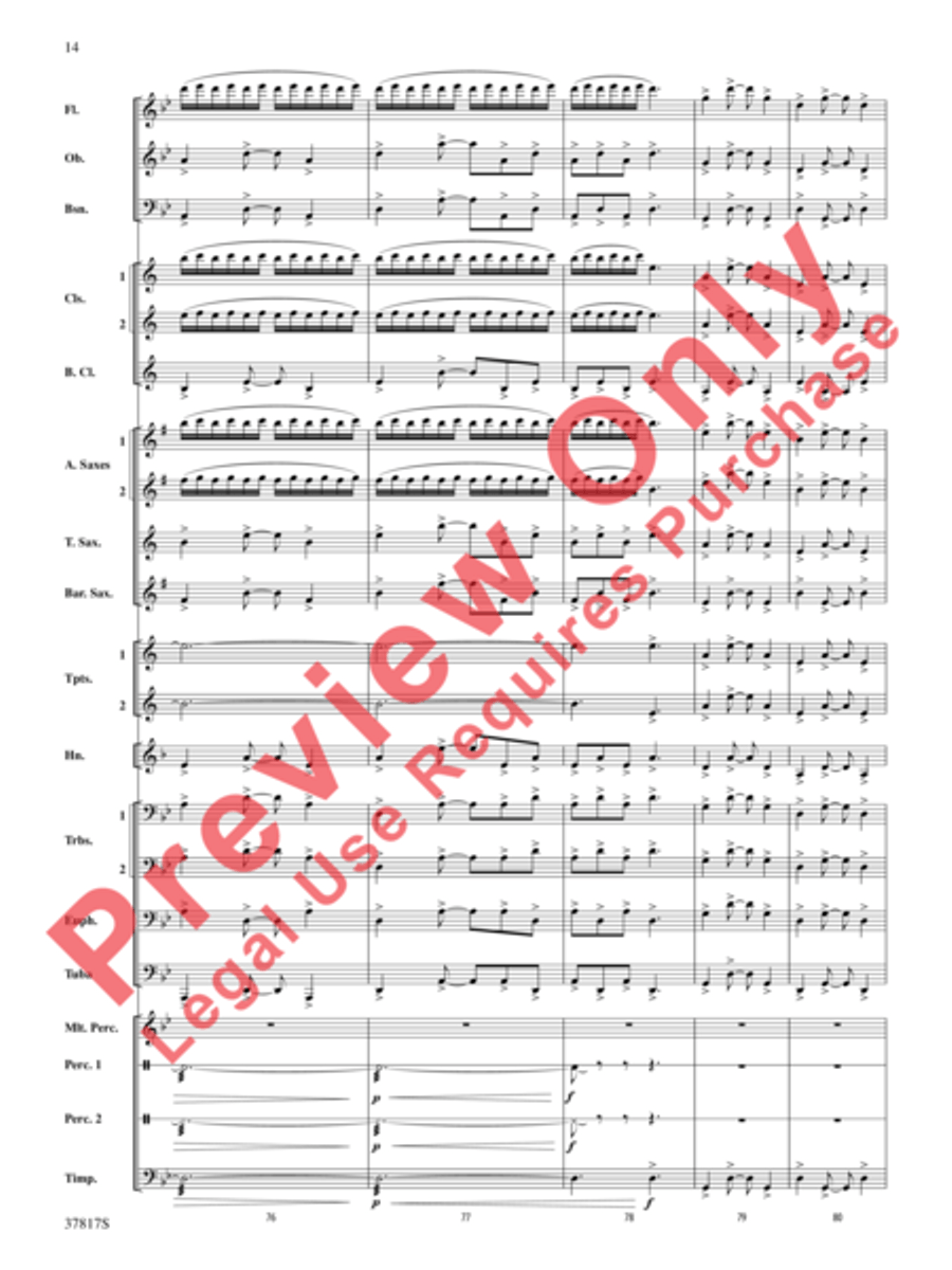 La Tregenda La Tregenda Concert Band scores gallery preview page 7
