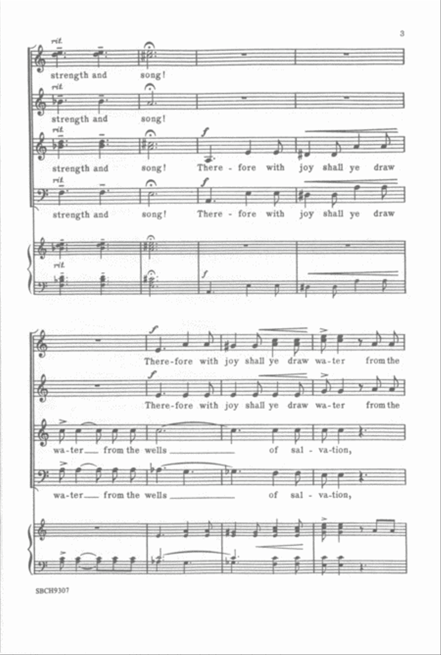 Cry Out and Shout 4-Part scores gallery preview page 3