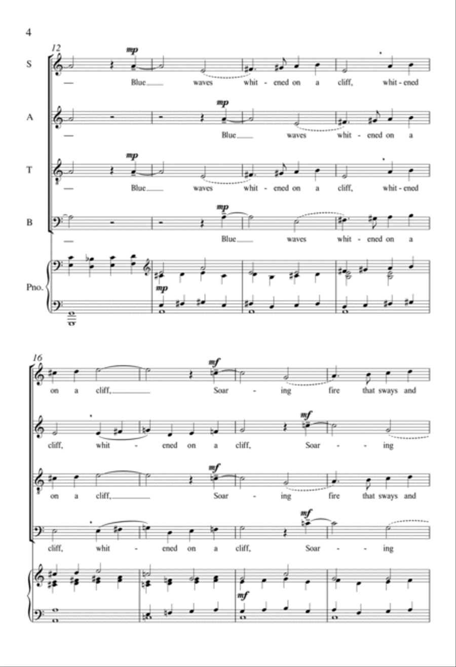 Life Has Loveliness 4-Part scores gallery preview page 3