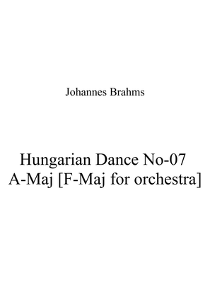 Hungarian Dance No-07 A-Maj [F-Maj for orchestra]