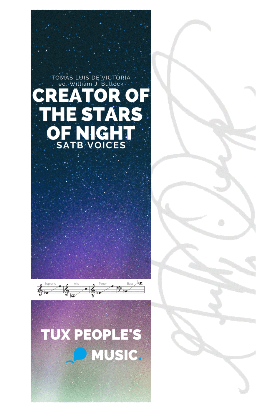Creator of the Stars of Night 4-Part scores gallery preview page 1