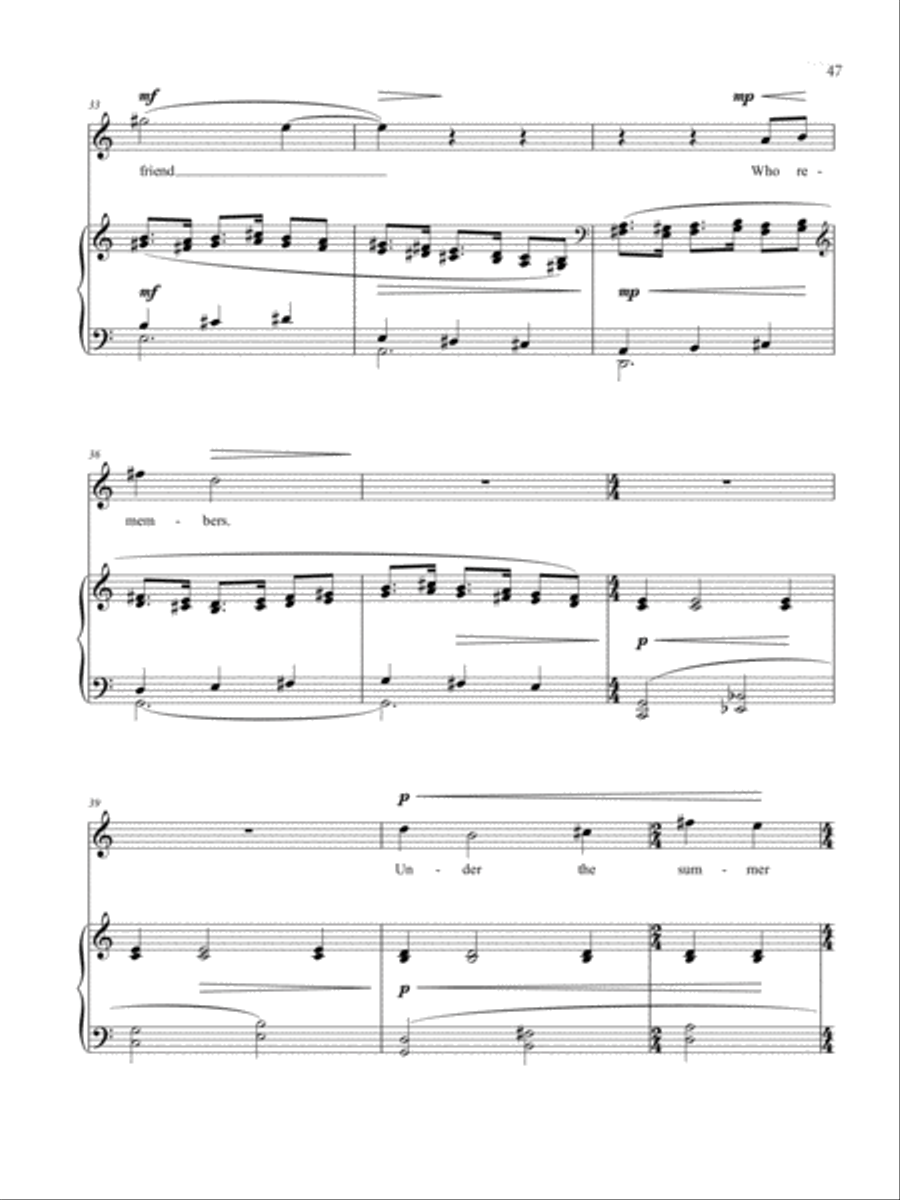 When the South Wind Sings: Under the Harvest Moon Soprano Voice scores gallery preview page 6