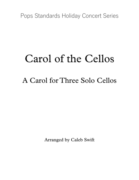 Carol of the Cellos