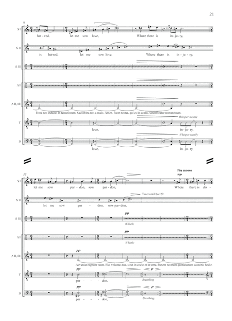 Choral Anthology 1 for Mixed Choir (SATB) 4-Part scores gallery preview page 8