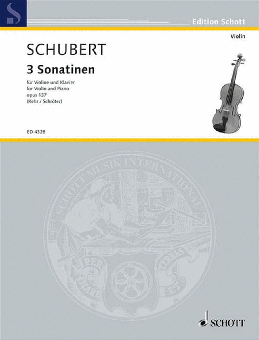 Sonatinas Op. 137 Violin Solo scores gallery preview page 1