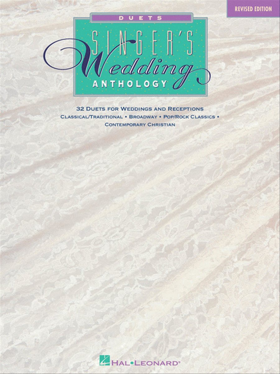 Singer's Wedding Anthology – Revised Edition Vocal Duet scores gallery preview page 1