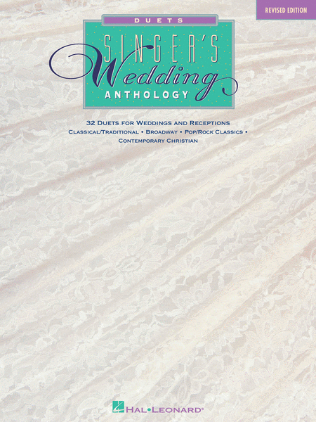 Singer's Wedding Anthology – Revised Edition