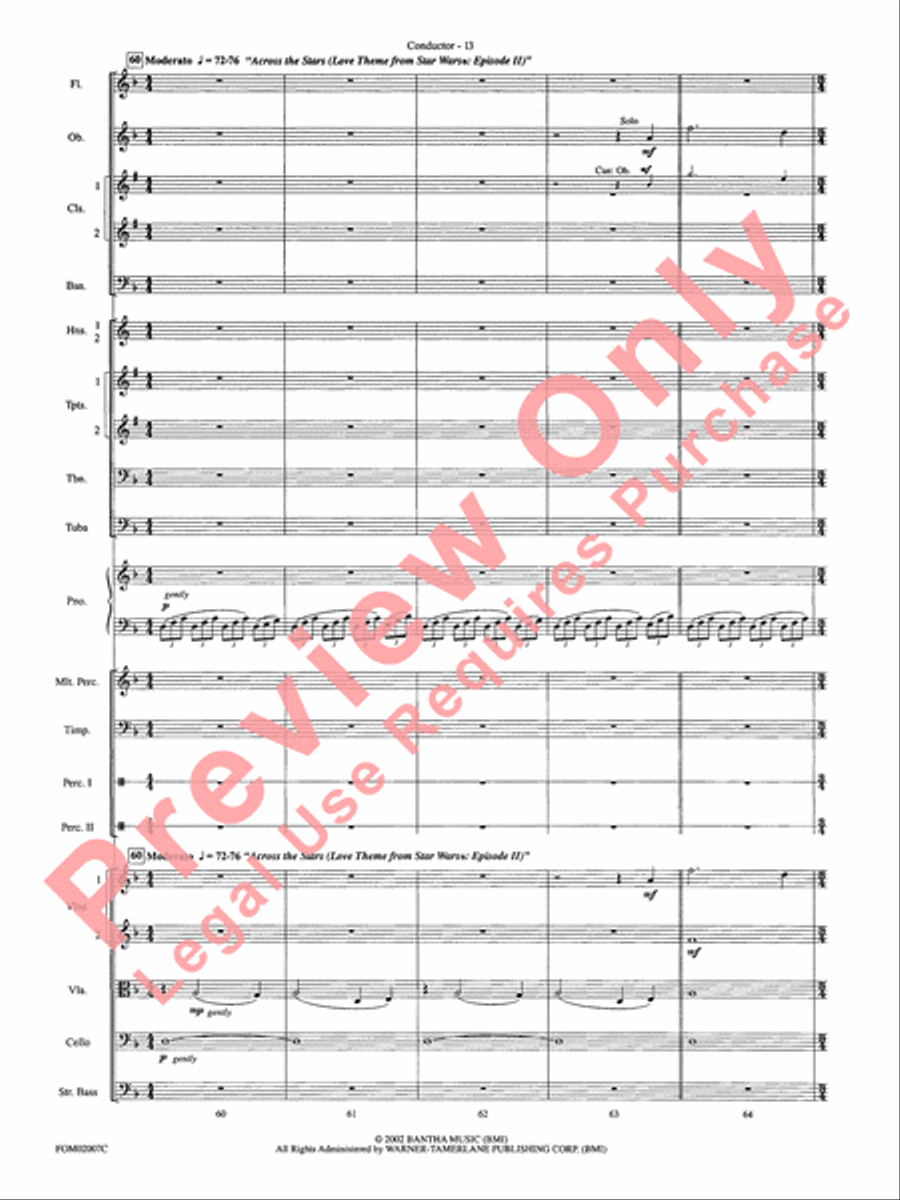 Star Wars: Episode II Attack of the Clones Full Orchestra scores gallery preview page 16
