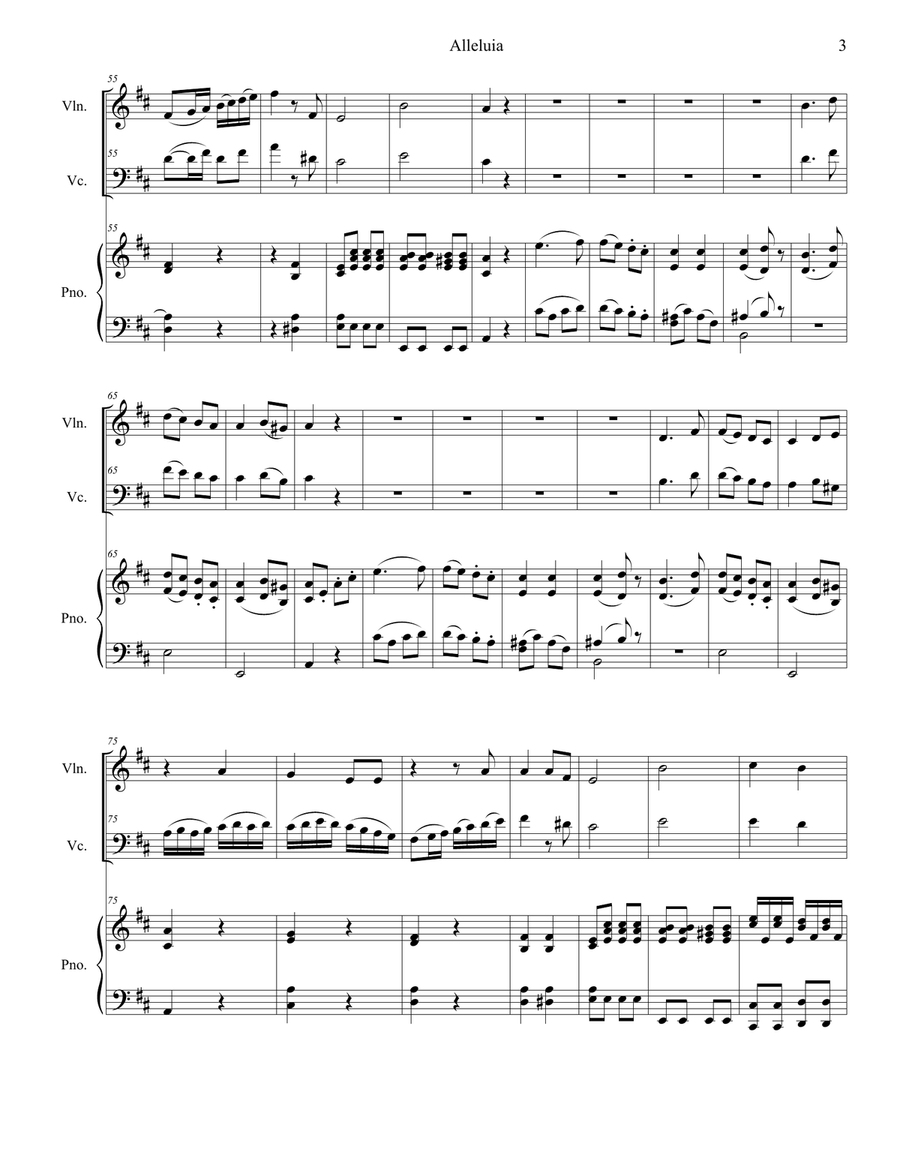 Alleluia (from 
