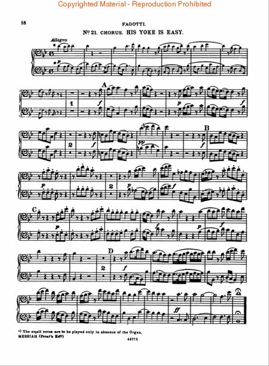 Messiah (Oratorio, 1741) Choir scores gallery preview page 4