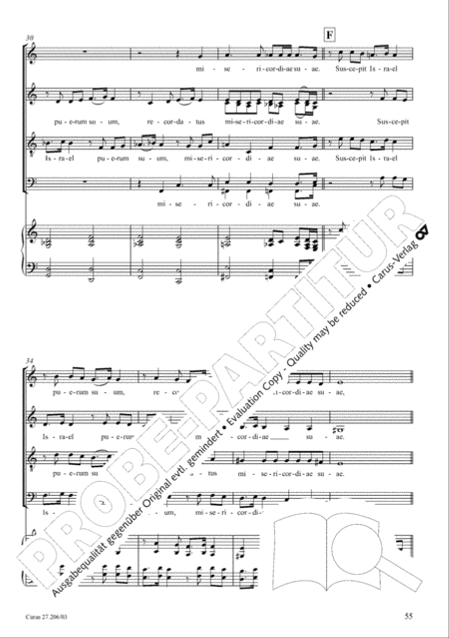 Magnificat 4-Part scores gallery preview page 56
