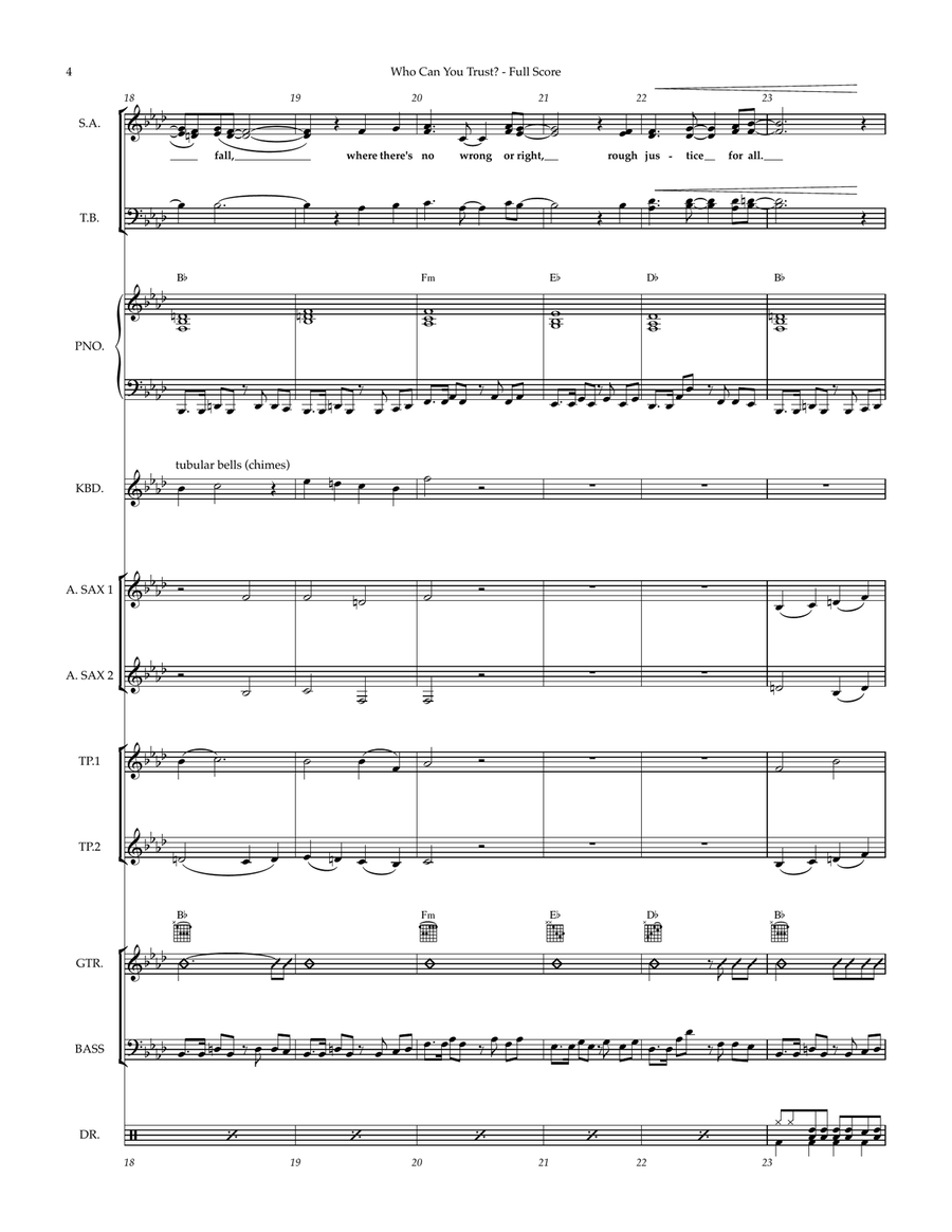 Who Can You Trust Large Ensemble scores gallery preview page 4