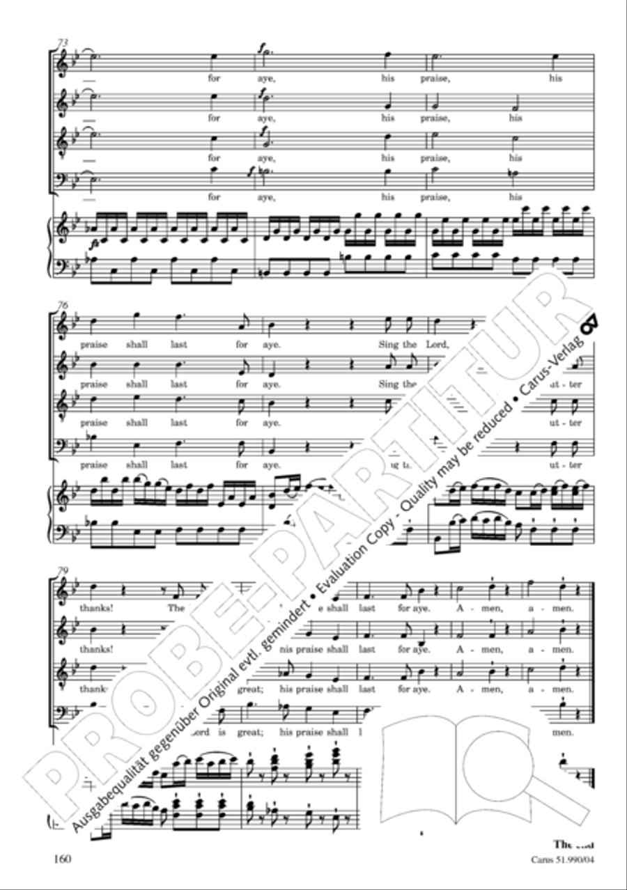 The Creation 4-Part scores gallery preview page 161