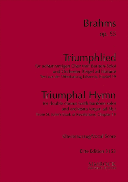 Triumphal Hymn op. 55