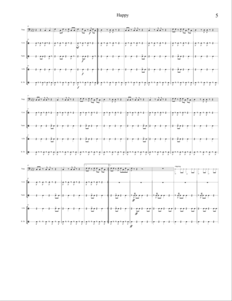 Happy Full Orchestra scores gallery preview page 5