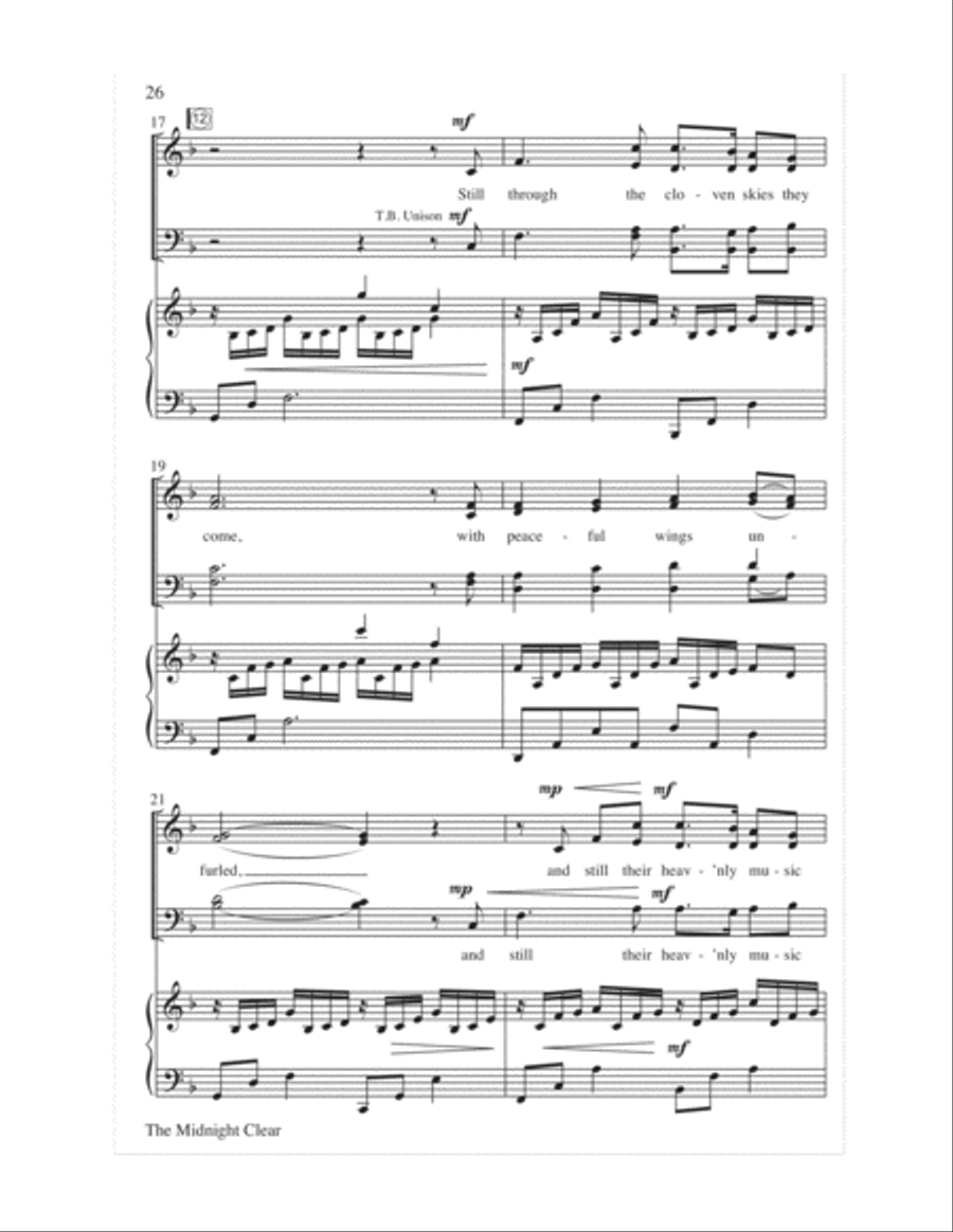 Sing with the Angels!- Score 4-Part scores gallery preview page 29