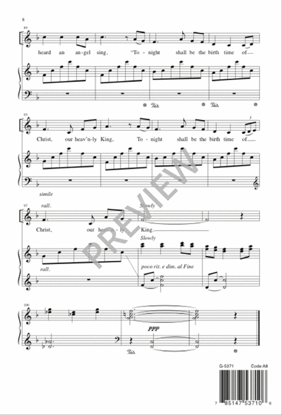 The Cherry Tree Carol SA scores gallery preview page 8