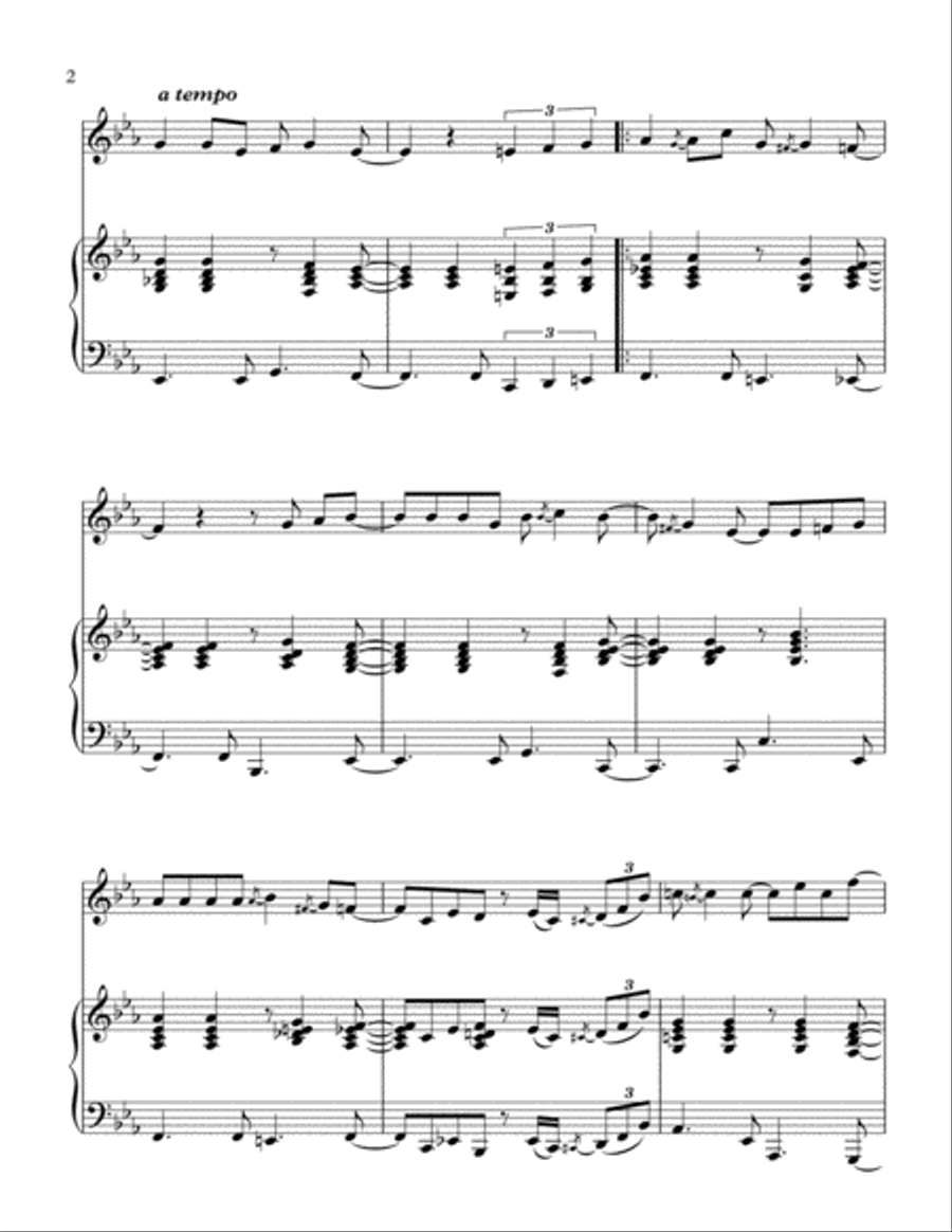 How Deep Is Your Love Violin Solo scores gallery preview page 3