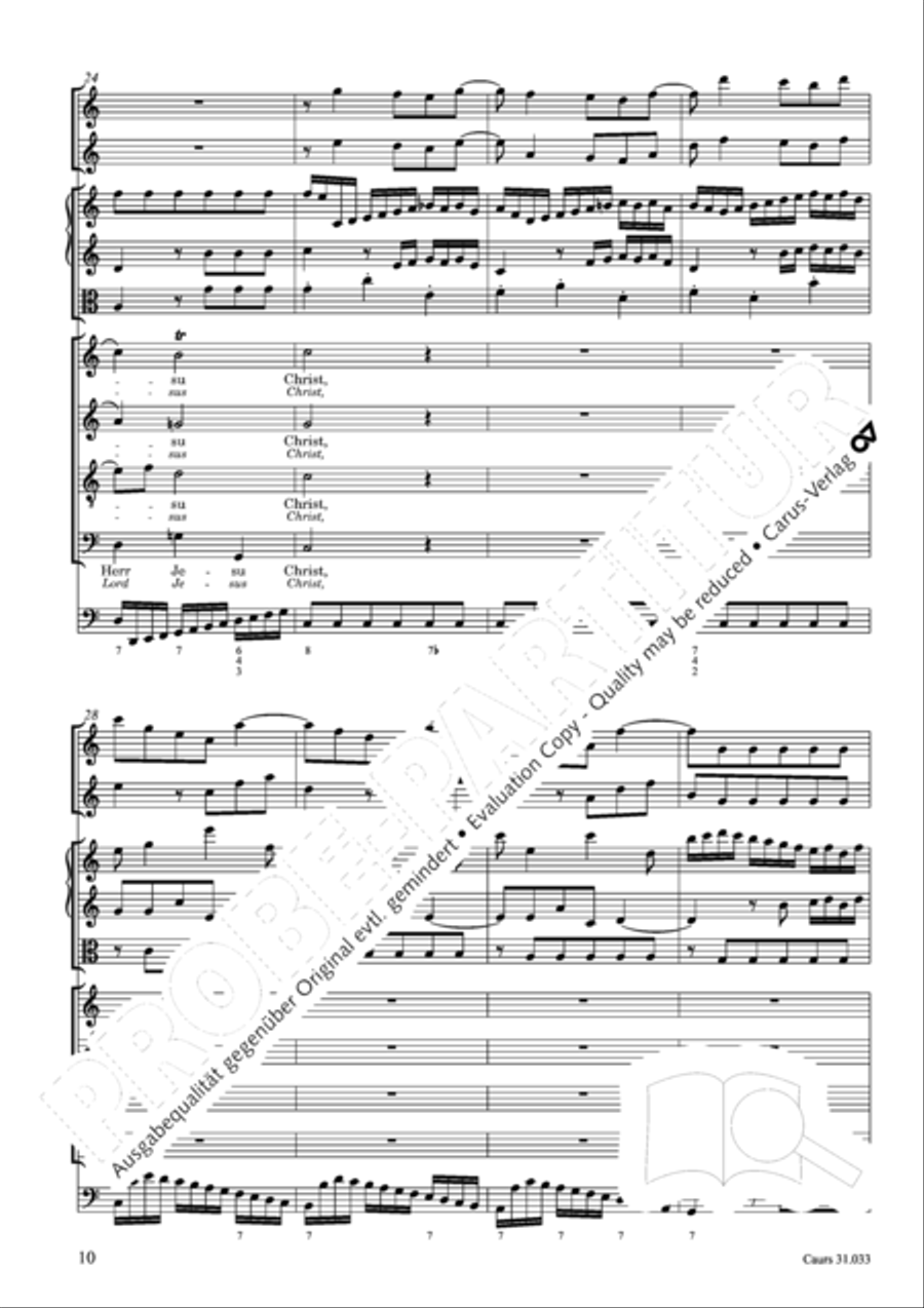 Lord Jesus Christ, in thee alone (Allein zu dir, Herr Jesu Christ) ATB scores gallery preview page 11