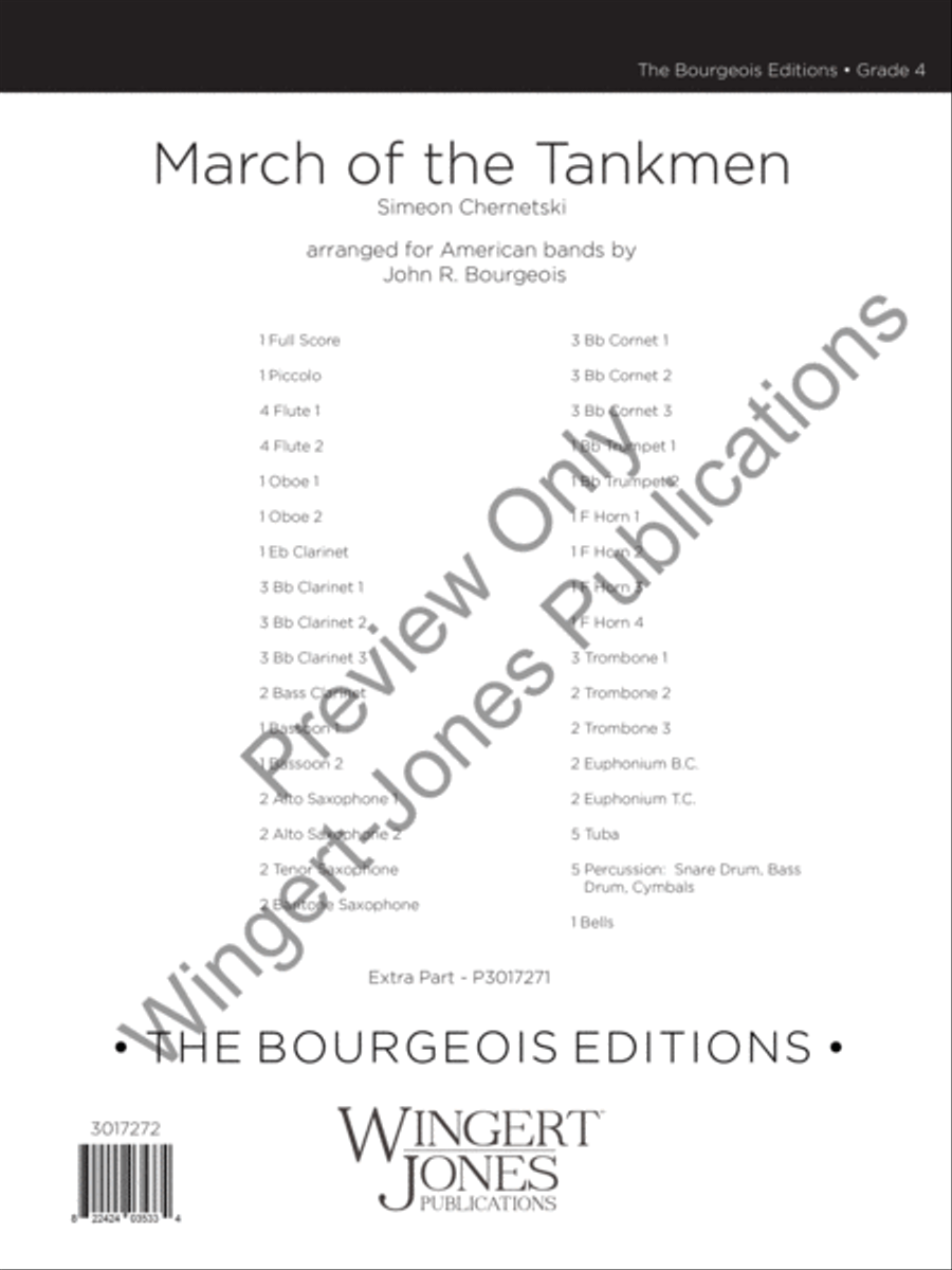 March of the Tankmen Concert Band scores gallery preview page 2