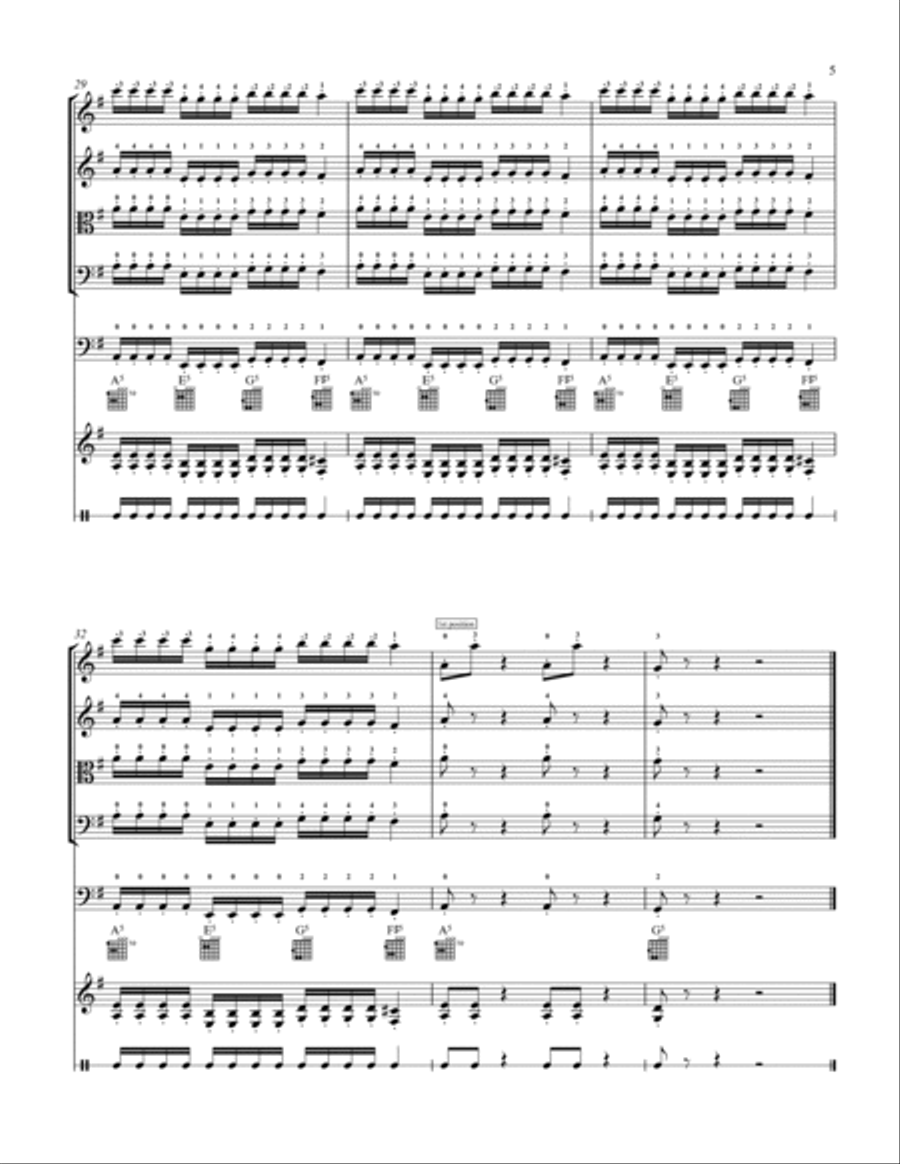 Dragonflyzzz String Orchestra scores gallery preview page 5