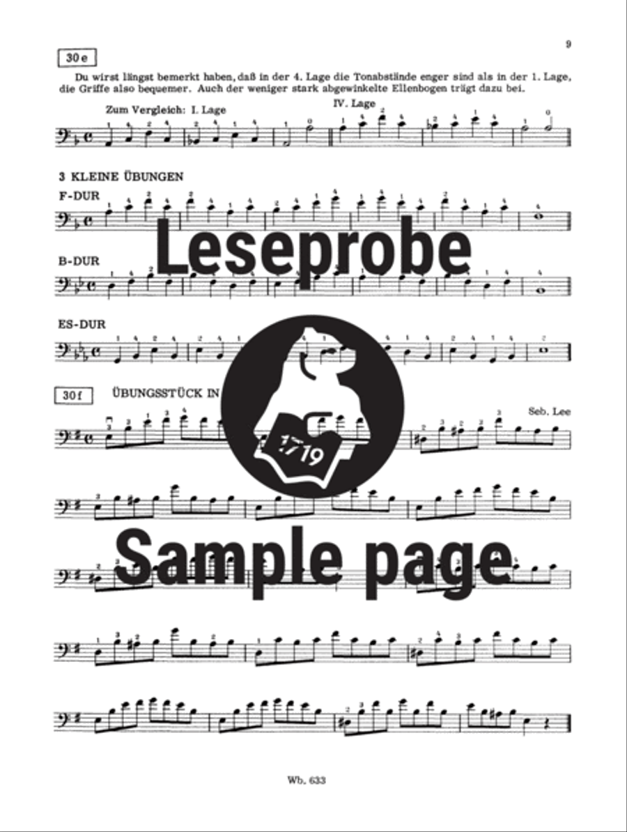 Praktischer Lehrgang für das Violoncellospiel Cello Solo scores gallery preview page 5