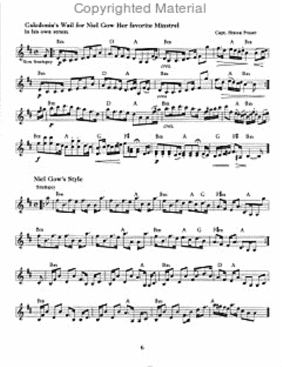 Selections from Capt. Simon Fraser's Airs & Melodies Harp scores gallery preview page 2