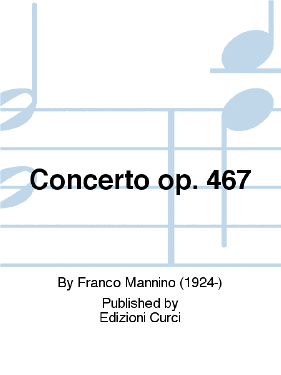 Concerto op. 467 Harpsichord scores gallery preview page 1