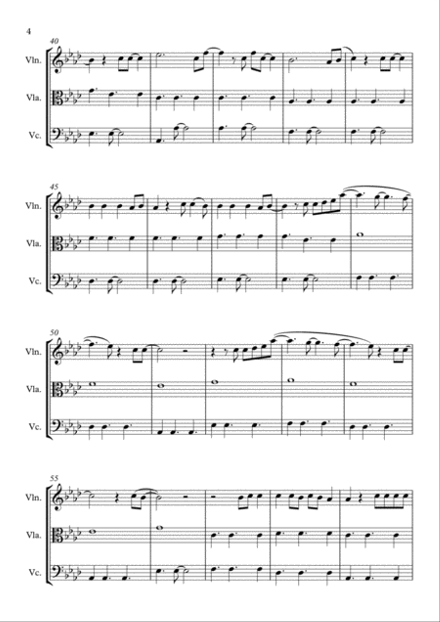 All Of Me String Trio scores gallery preview page 4