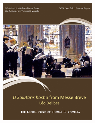 Book cover for O salutaris hostia from Missa breve (SATB)